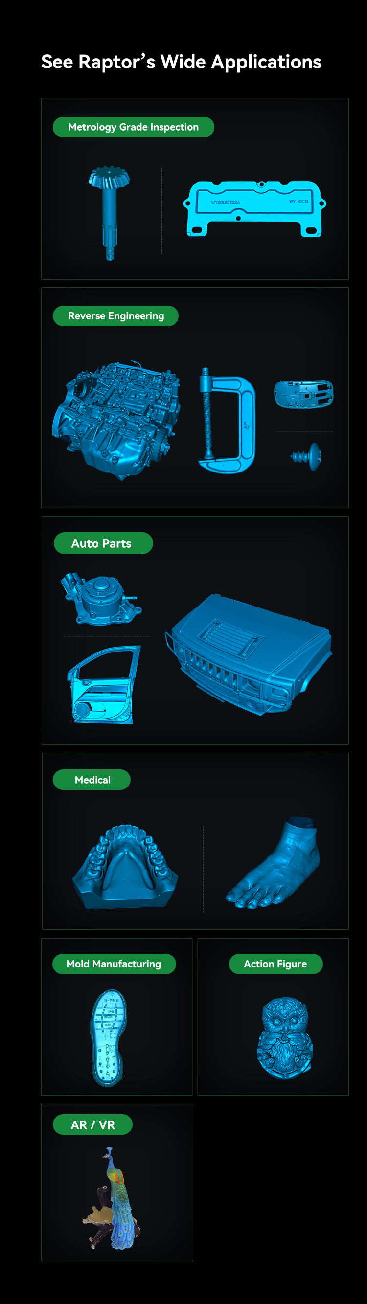 Creality Scan Raptor 3D Scanner