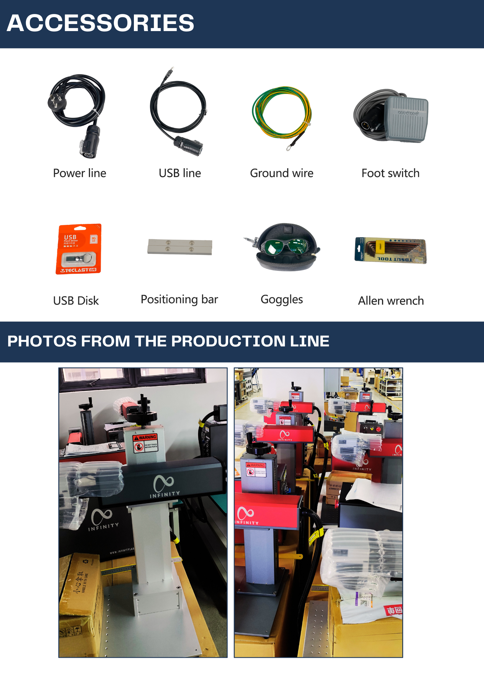 INFINITY LASER 100W JPT MOPA Fibre Laser Machine