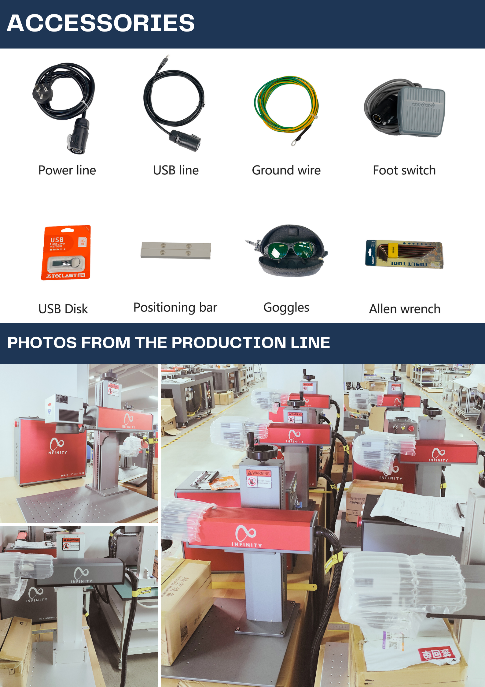 INFINITY LASER 50W MAX Fibre Laser Machine