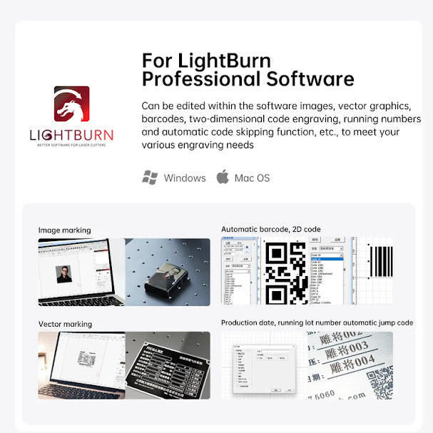 Mr Carve S4-20W-JCZ Fibre Laser Machine