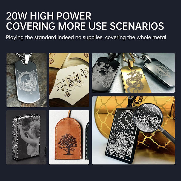 Mr Carve S4-20W-JCZ Fibre Laser Machine