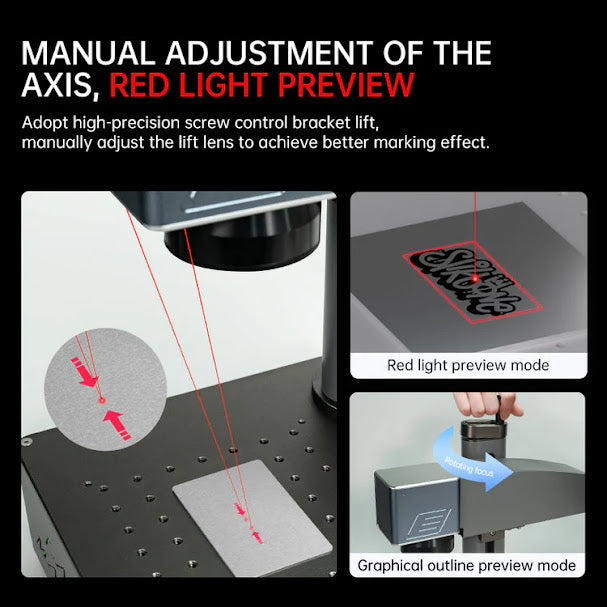 Mr Carve S4-20W-JCZ Fibre Laser Machine