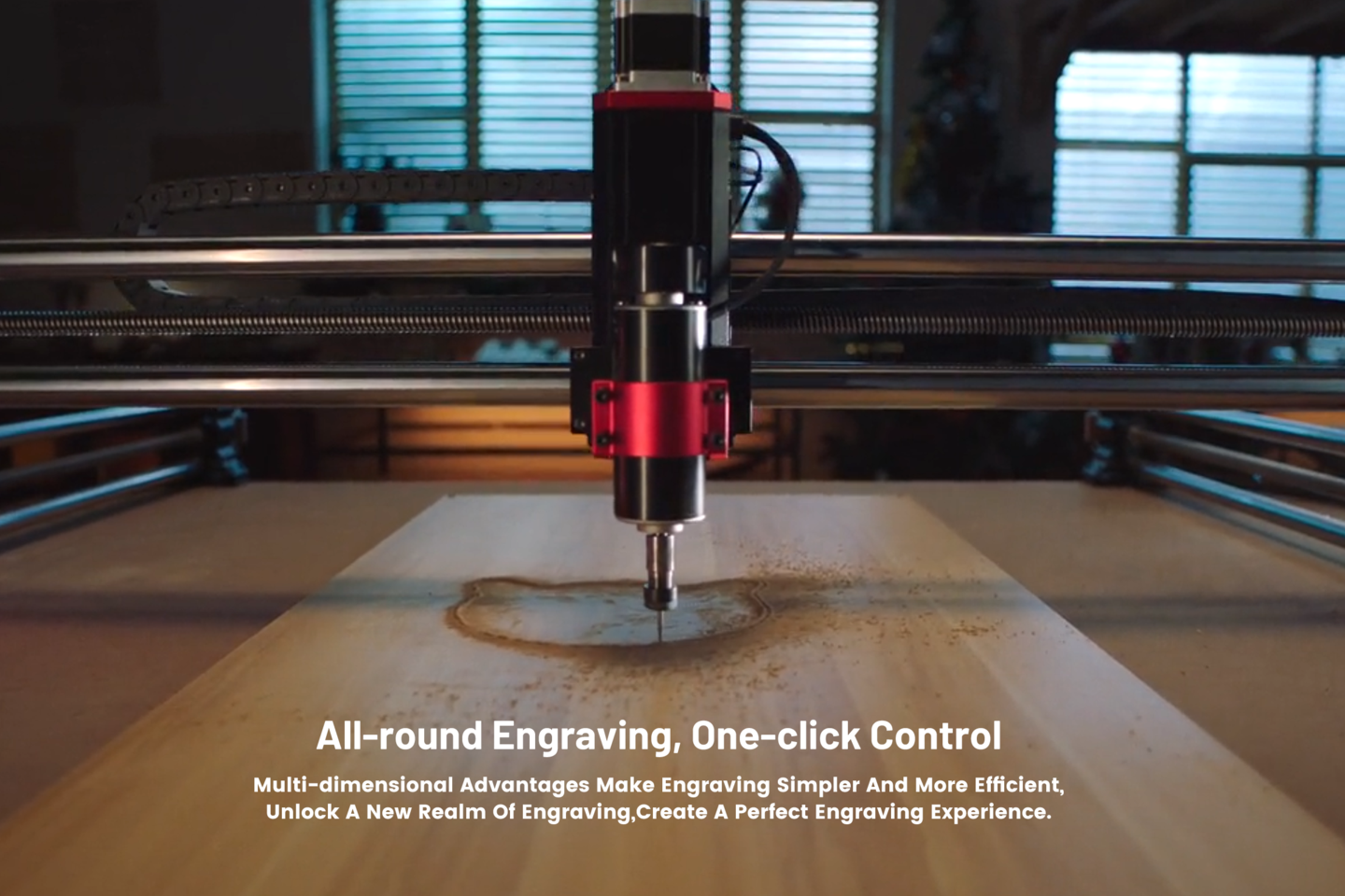 TTC H40 CNC Router 1000x1000mm Work Area, Dual 500W & 800W Spindle