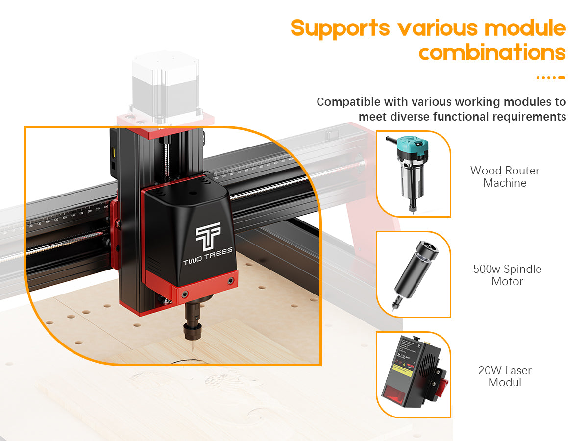 TTC 450 Pro CNC Router- 500W Spindle Package