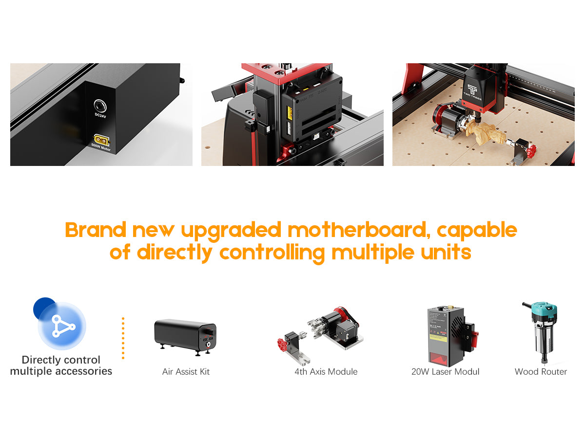 TTC 450 Pro CNC Router- 500W Spindle Package