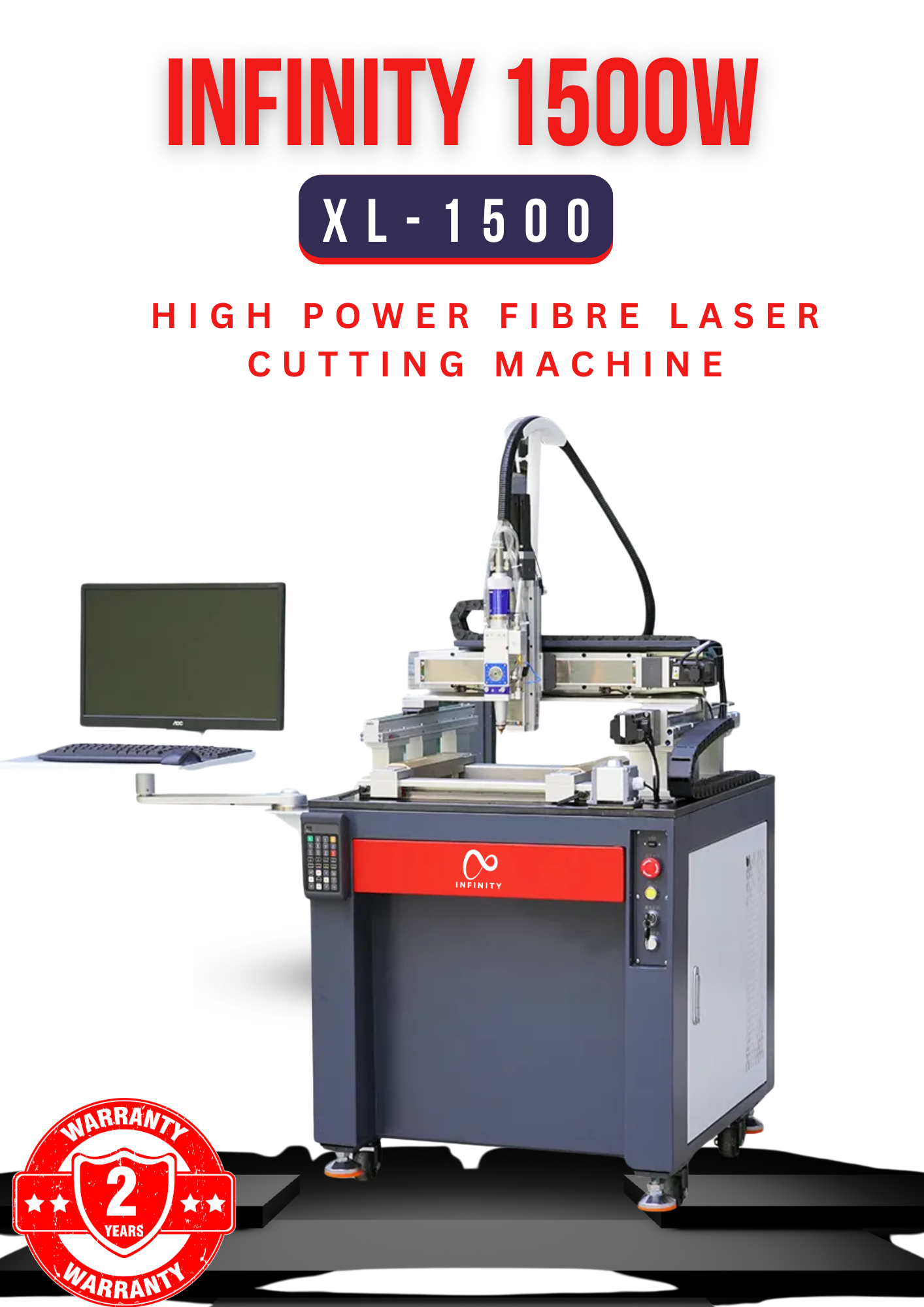 Infinity Laser XL-1500 Fibre Laser Cutting Machine 1500W