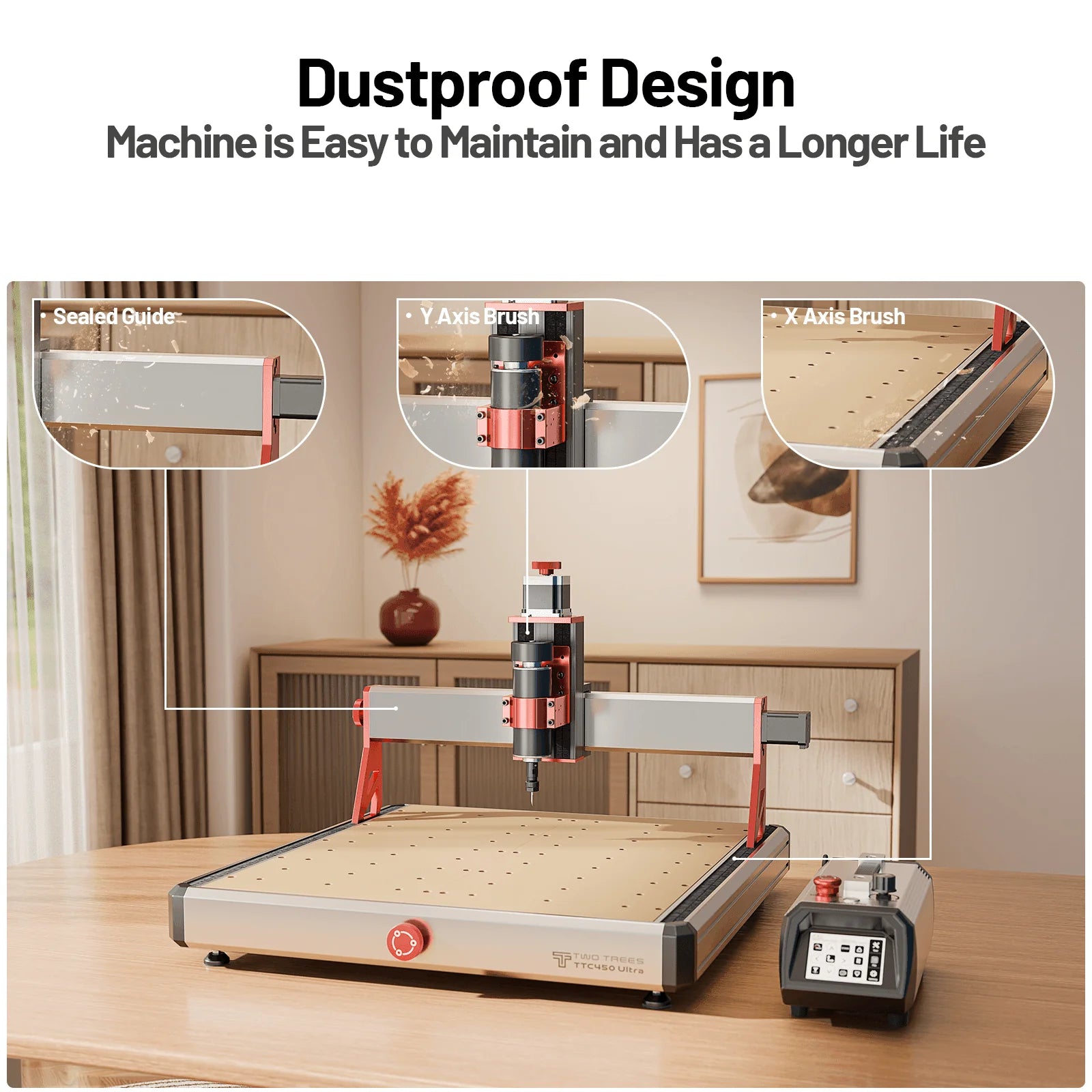 TTC 450 Ultra CNC Machine- 500W Spindle