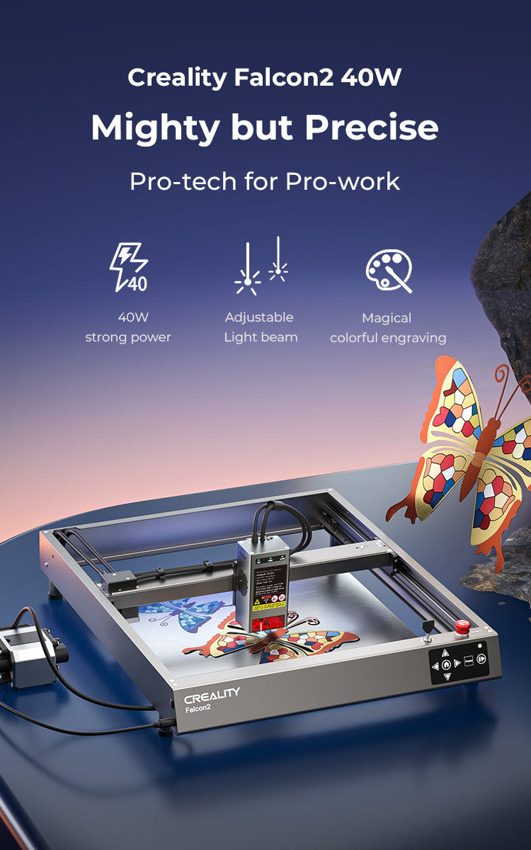 Creality Falcon-2 40W Laser Engraver and Cutter