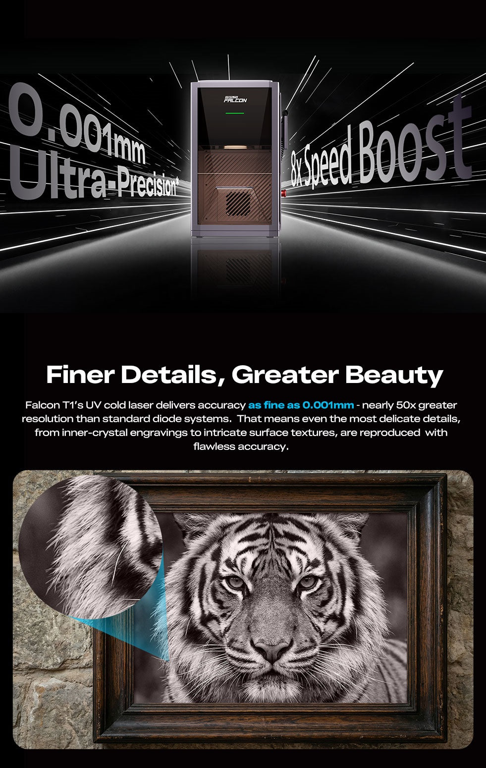 Creality Falcon T1 5-in-1 Fiber Laser 20W