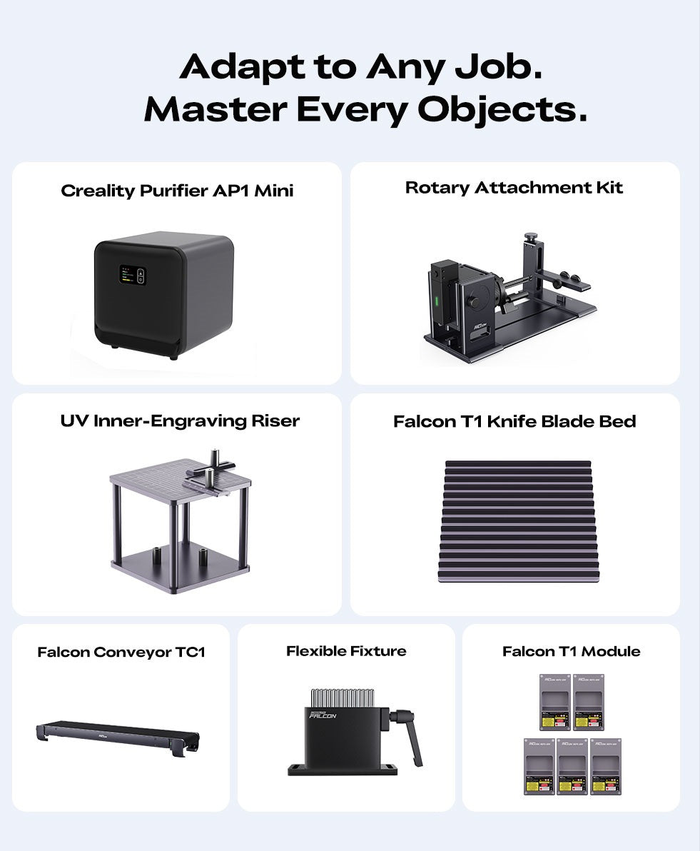 Creality Falcon T1 5-in-1 Fiber Laser 20W