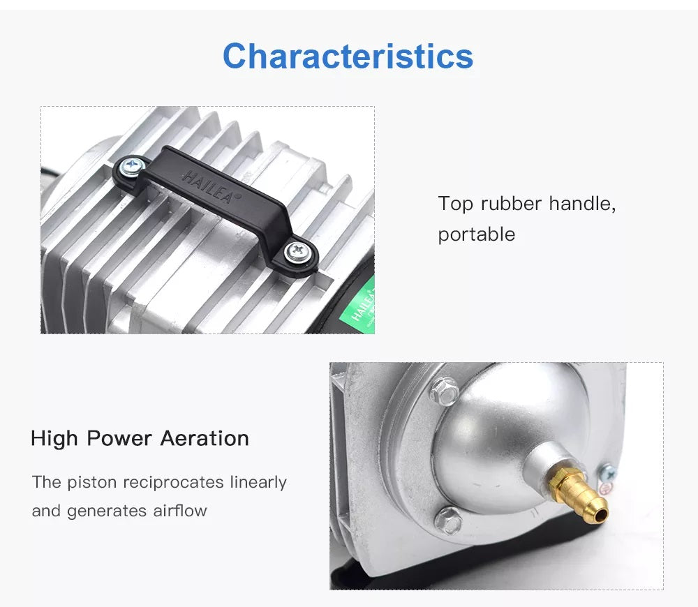 Hailea ACP 388D 85W/90L Air Compressor for Laser Engravers and Cutters