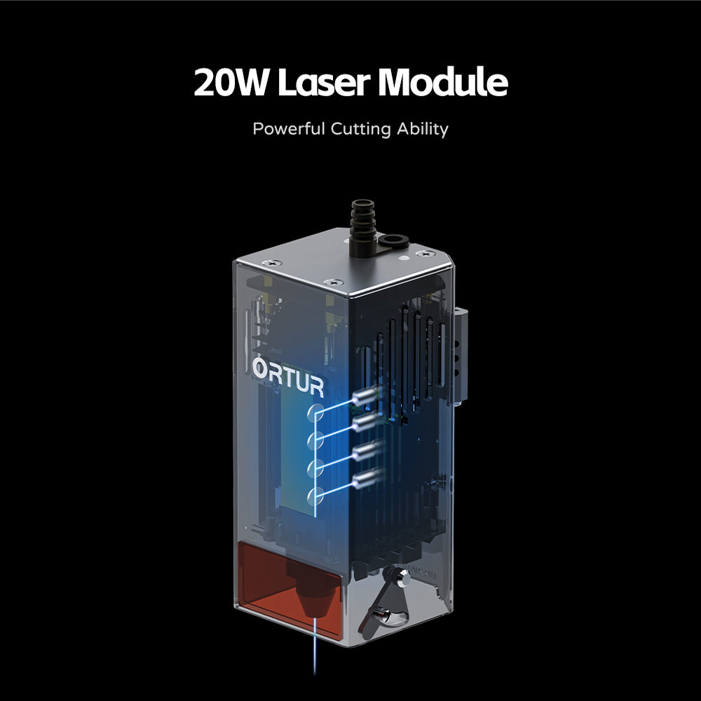 Ortur Laser Master 3 20W Laser Engraver & Cutter Machine with Ortur Air Pump
