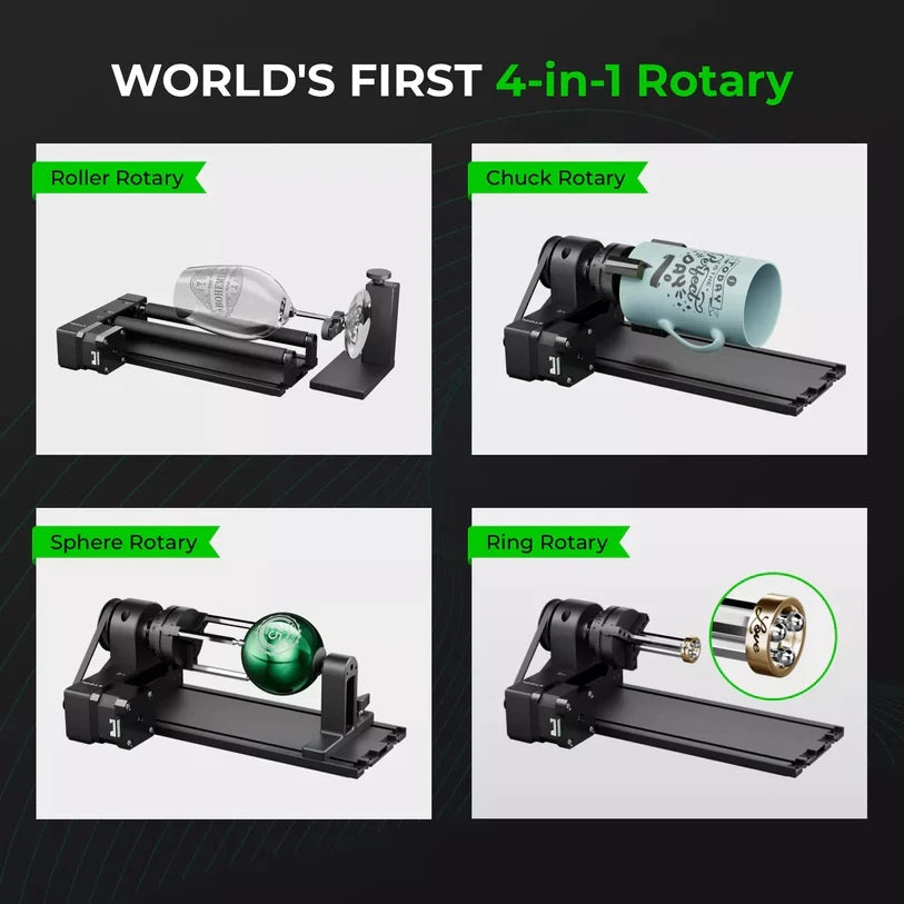 xTool RA2 Pro Rotary Attachment for xTool D/S/P/F Series