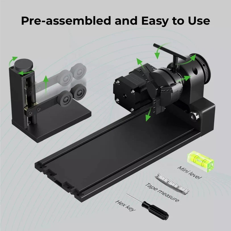 xTool RA2 Pro Rotary Attachment for xTool D/S/P/F Series