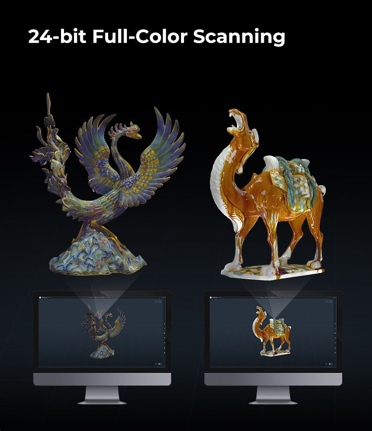 Creality RaptorX 3D Scanner Scan Bridge Combo- World's 1st Wireless Hybrid Blue Laser NIR Scanner