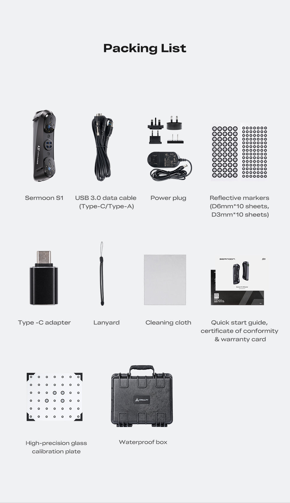 Creality Sermoon S1 3D Scanner