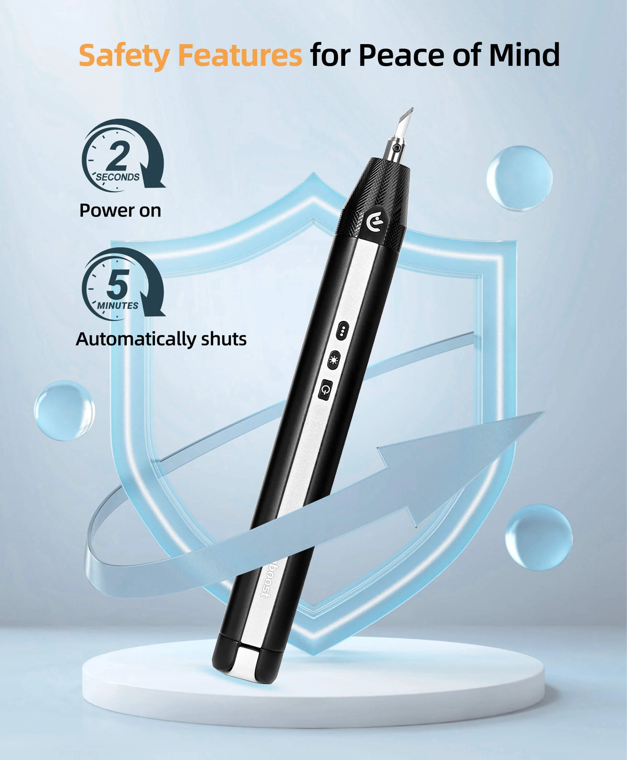 Twotrees Hanboost C1 Ultrasonic Cutter for CNC and 3D printing fine details