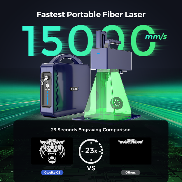 Gweike G2 PRO 30W Fiber Laser Engraver Machine