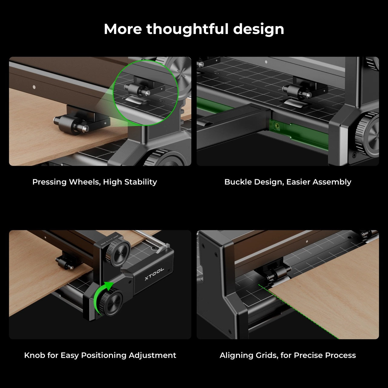 xTool Automatic Conveyor Feeder Rails for xTool P2