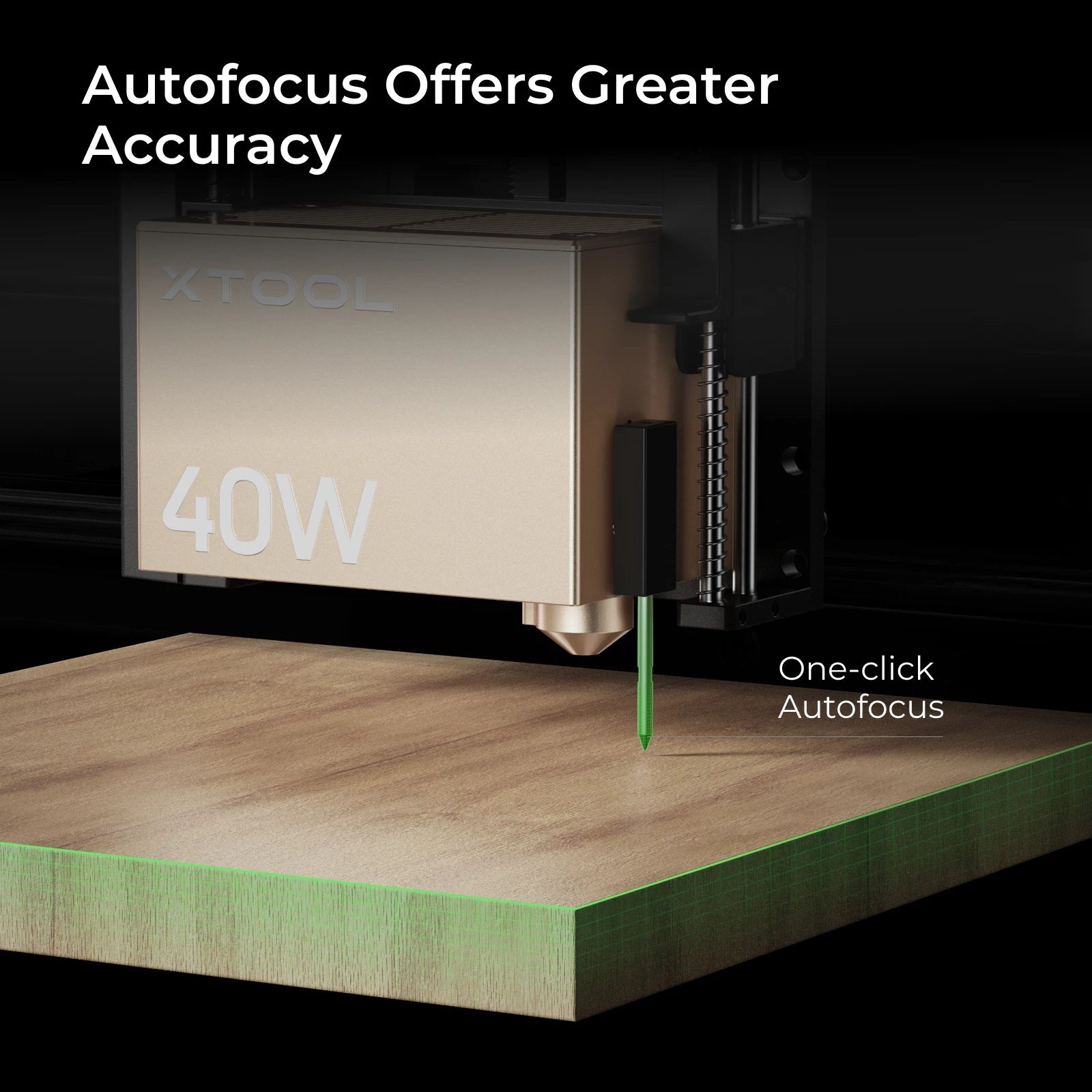 xTool S1 40W Enclosed Diode Laser Engraver and Laser Cutter Bundle