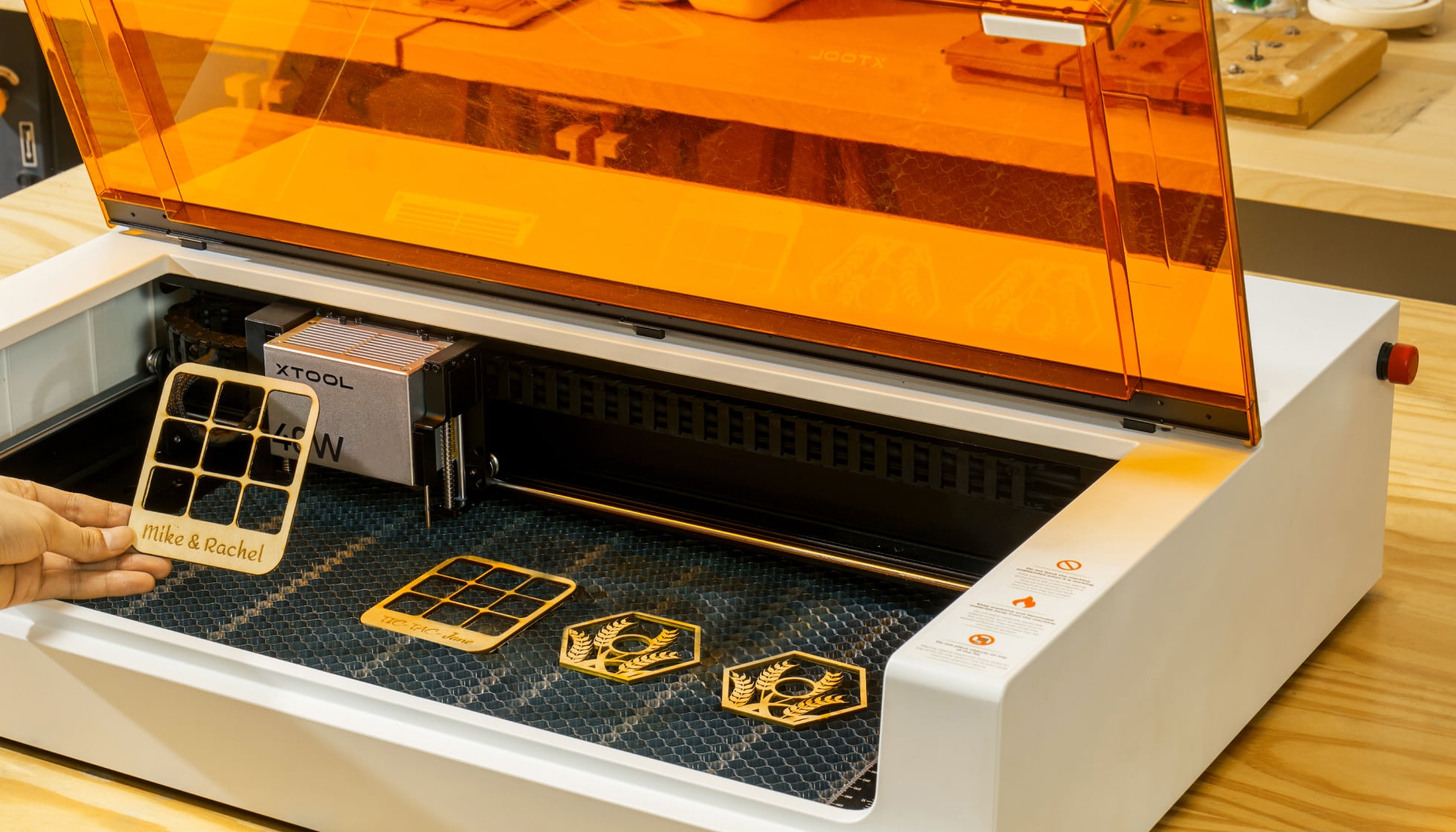 xTool S1 40W Enclosed Diode Laser Engraver and Cutter Bundle