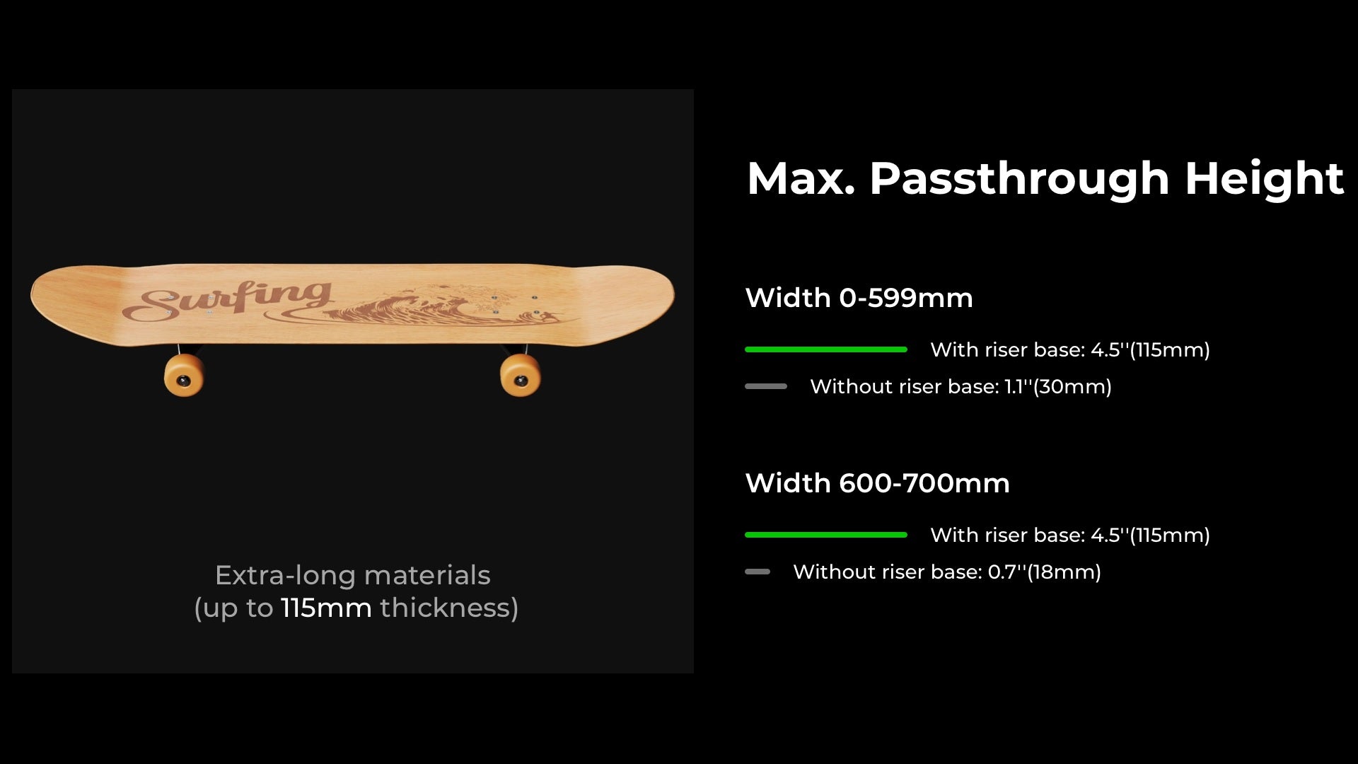 xTool P2 Riser Base