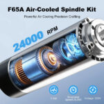 Twotrees 1000W Air-Cooled CNC Router Spindle Motor - Image 3
