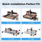 Twotrees 1000W Air-Cooled CNC Router Spindle Motor - Image 4