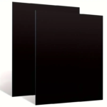 Aluminum Sheets A4 Size, Black 5Pcs