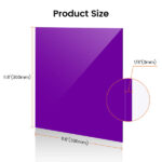 3mm RED Acrylic Sheets 300x300mm (3pcs) - Image 4