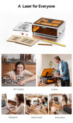 Creality Falcon A1 Enclosed 10W Diode Laser Machine - Image 9