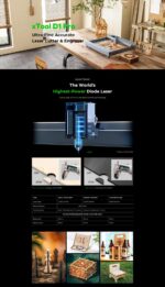 xTool D1 Pro 20W Higher Accuracy Diode DIY Laser Engraving & Cutting Machine - Image 2