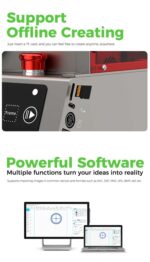 Creality Falcon2 Pro 60W,Fully Enclosed Laser Engraver & Cutter - Image 3