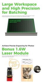 Creality Falcon2 Pro 60W,Fully Enclosed Laser Engraver & Cutter - Image 10
