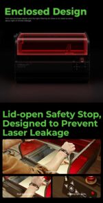 Creality Falcon2 Pro 60W,Fully Enclosed Laser Engraver & Cutter - Image 8