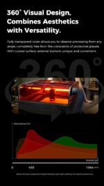 Creality Falcon2 Pro 22W, Fully Enclosed Laser Engraver & Cutter - Image 7