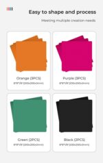 Creality Falcon Series frosted 200x200x3mm Frosted Colorful Acrylic Sheets 10pcs - Image 7