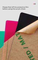 Creality Falcon Series frosted 200x200x3mm Frosted Colorful Acrylic Sheets 10pcs - Image 6