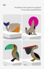 Creality Falcon Series frosted 200x200x3mm Frosted Colorful Acrylic Sheets 10pcs - Image 5