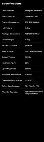 Creality Falcon intelligent air purifier AP1 mini - Image 19