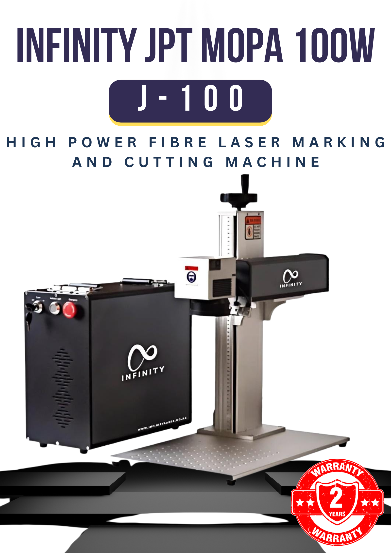 IJ-100 (0) INFINITY LASER 100W JPT MOPA Fibre Laser Machine - Image 1