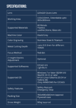 INFINITY LASER 100W JPT MOPA Fibre Laser Machine - Image 8