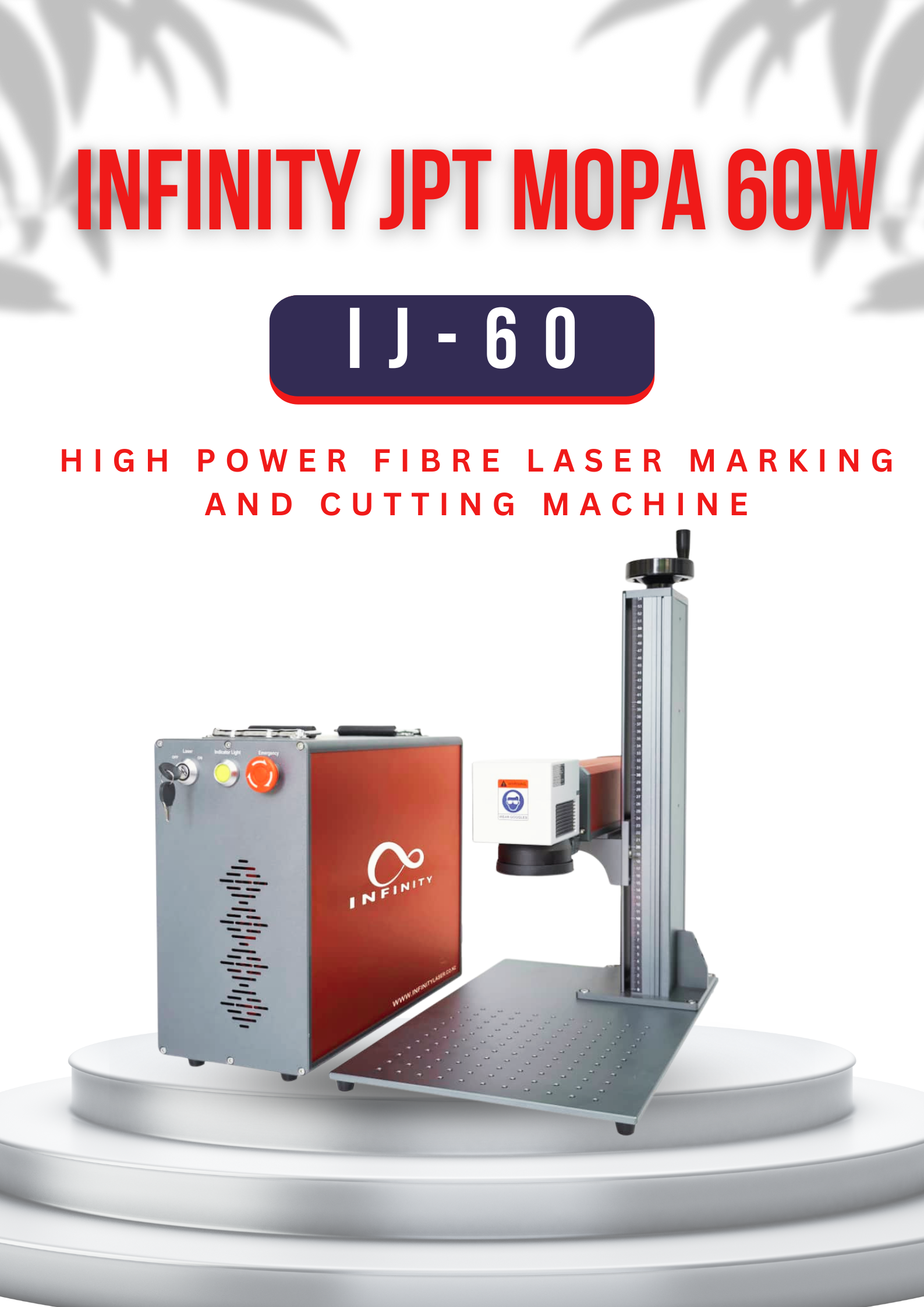 JPT-60W (1) INFINITY LASER 60W JPT MOPA Fibre Laser Machine - Image 1