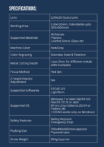 INFINITY LASER 60W JPT MOPA Fibre Laser Machine - Image 8