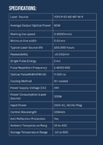 INFINITY LASER 60W JPT MOPA Fibre Laser Machine - Image 9