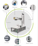 Leapion LMS split Type 50W fiber Laser Cutting & Market Machine - Image 3