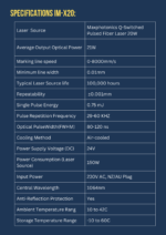INFINITY LASER 20W MAX Fibre Laser Machine - Image 8