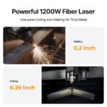 xTool MetalFab Laser Welder/ CNC Cutter 1200W Combo - Image 8