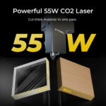xTool P2S Grey 55W  Smart Desktop CO2 Laser Machine - Image 8