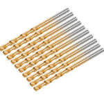 Titanium coated CNC drill bit set, set of 50